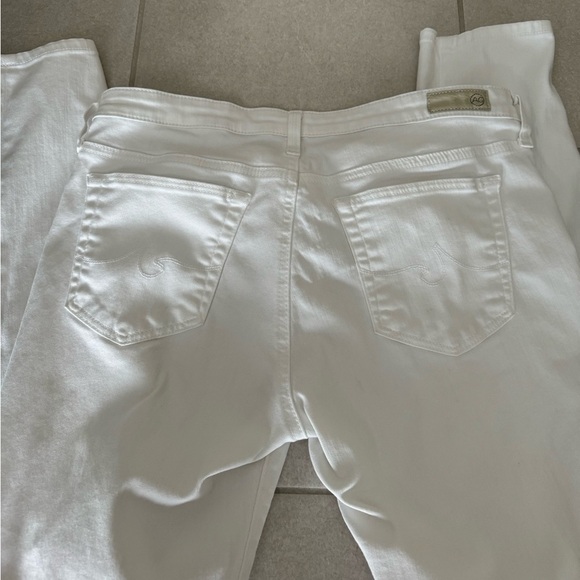AG ADRIANO GOLDSCHMIED White The Legging Super Skinny Ankle Jeans 30 - Picture 9 of 9